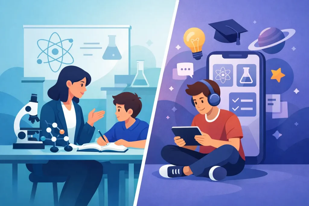 GCSE Science Tuition Versus Revision Apps